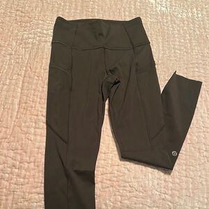 Lululemon Athletica olive green Leggings